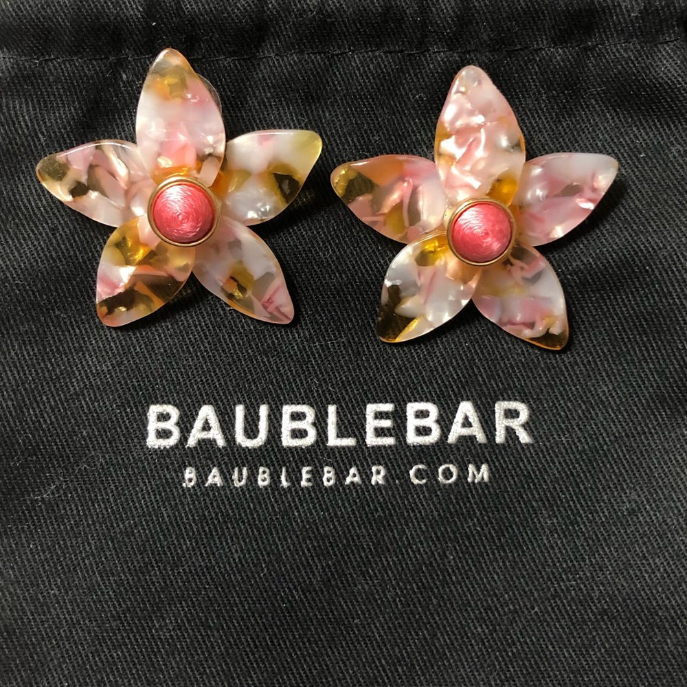 Baublebar Resin Flower Earrings